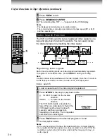 Preview for 24 page of Toshiba W-704 Owner'S Manual