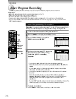 Preview for 26 page of Toshiba W-704 Owner'S Manual