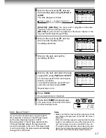 Preview for 27 page of Toshiba W-704 Owner'S Manual