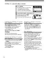 Preview for 32 page of Toshiba W-704 Owner'S Manual