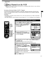 Preview for 17 page of Toshiba W-705 Owner'S Manual