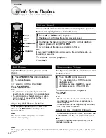 Preview for 22 page of Toshiba W-705 Owner'S Manual