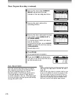 Preview for 28 page of Toshiba W-705 Owner'S Manual