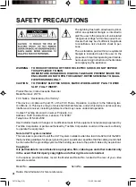 Preview for 2 page of Toshiba W-714 Owner'S Manual