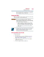 Preview for 53 page of Toshiba W105-L251 User Manual