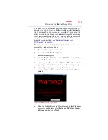 Preview for 97 page of Toshiba W105-L251 User Manual