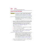 Preview for 104 page of Toshiba W105-L251 User Manual