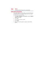 Preview for 108 page of Toshiba W105-L251 User Manual