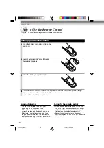 Предварительный просмотр 10 страницы Toshiba W412C Owner'S Manual