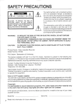 Preview for 2 page of Toshiba W602 Owner'S Manual