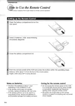 Preview for 10 page of Toshiba W602 Owner'S Manual