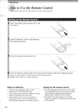 Preview for 10 page of Toshiba W602C Owner'S Manual