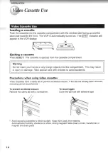 Preview for 18 page of Toshiba W602C Owner'S Manual