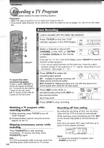 Preview for 24 page of Toshiba W607C Owner'S Manual