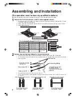 Preview for 8 page of Toshiba WAL13CS Operation Manual