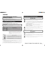 Preview for 1 page of Toshiba WAL7C User Manual