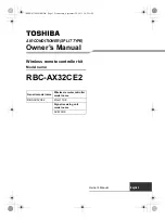 Preview for 1 page of Toshiba WH-L11SE Owner'S Manual