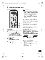 Preview for 11 page of Toshiba WH-L11SE Owner'S Manual