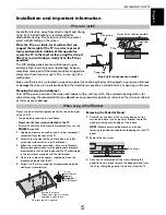 Предварительный просмотр 5 страницы Toshiba WL76 Digital Series Owner'S Manual