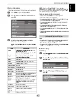 Предварительный просмотр 45 страницы Toshiba WL76 Digital Series Owner'S Manual