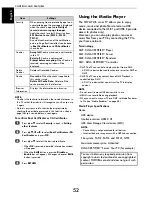 Предварительный просмотр 52 страницы Toshiba WL76 Digital Series Owner'S Manual