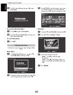 Предварительный просмотр 60 страницы Toshiba WL76 Digital Series Owner'S Manual