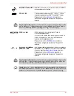 Preview for 17 page of Toshiba WT110 User Manual