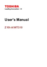 Preview for 1 page of Toshiba WT310 User Manual