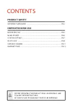 Предварительный просмотр 2 страницы Toshiba WTR-M18ABK Instruction Manual