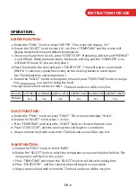 Preview for 9 page of Toshiba WTU-A25ASS Instruction Manual