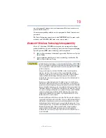 Предварительный просмотр 19 страницы Toshiba X200 User Manual