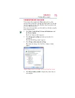 Предварительный просмотр 75 страницы Toshiba X200 User Manual