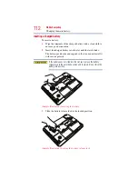 Предварительный просмотр 112 страницы Toshiba X200 User Manual