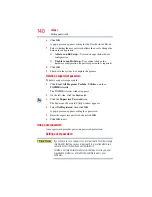 Предварительный просмотр 140 страницы Toshiba X200 User Manual