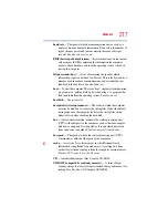 Предварительный просмотр 217 страницы Toshiba X200 User Manual