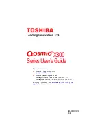 Preview for 1 page of Toshiba X305-Q705 User Manual