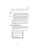 Preview for 11 page of Toshiba X305 Q710 - Qosmio - Core 2 Duo 2.13 GHz User Manual