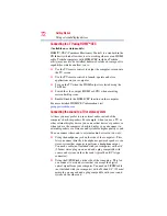 Preview for 72 page of Toshiba X305 Q710 - Qosmio - Core 2 Duo 2.13 GHz User Manual