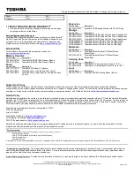 Preview for 2 page of Toshiba X505-Q850 Specifications