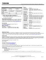 Preview for 2 page of Toshiba X505-Q870 Specifications