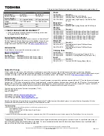 Preview for 2 page of Toshiba X505-Q880 Specifications