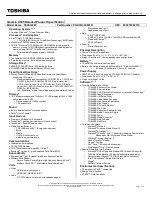 Preview for 1 page of Toshiba X505-Q888 Specifications