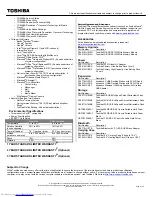 Preview for 2 page of Toshiba X770-BT5G24 Specifications