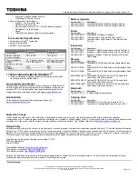 Preview for 2 page of Toshiba X770-ST4N04 Specifications