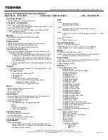 Toshiba X775-3DV78 Specifications preview