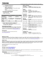 Preview for 2 page of Toshiba X775-Q7272 Specifications