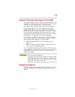 Preview for 13 page of Toshiba X870-BT3G23 User Manual