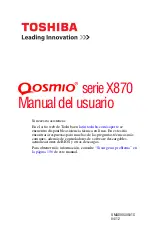 Toshiba X875-SP7201L (Spanish) Manual Del Usuario preview