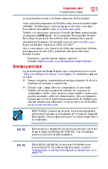 Preview for 121 page of Toshiba X875-SP7201L (Spanish) Manual Del Usuario