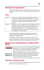 Preview for 15 page of Toshiba X875-SP7361KM (Spanish) Manual Del Usuario